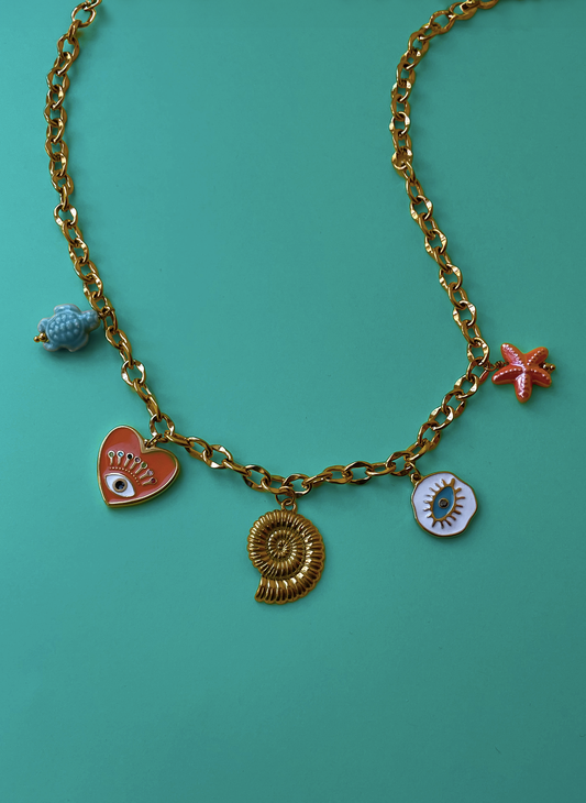 Collier charms Lisa-Marie