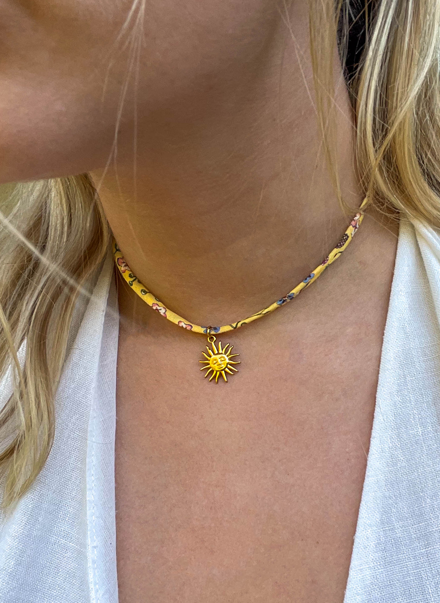 Collier liberty jaune