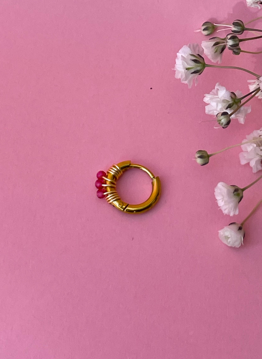 Boucle Octobre Rose