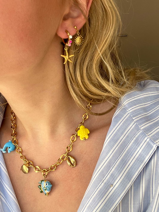 Collier charms de la mer